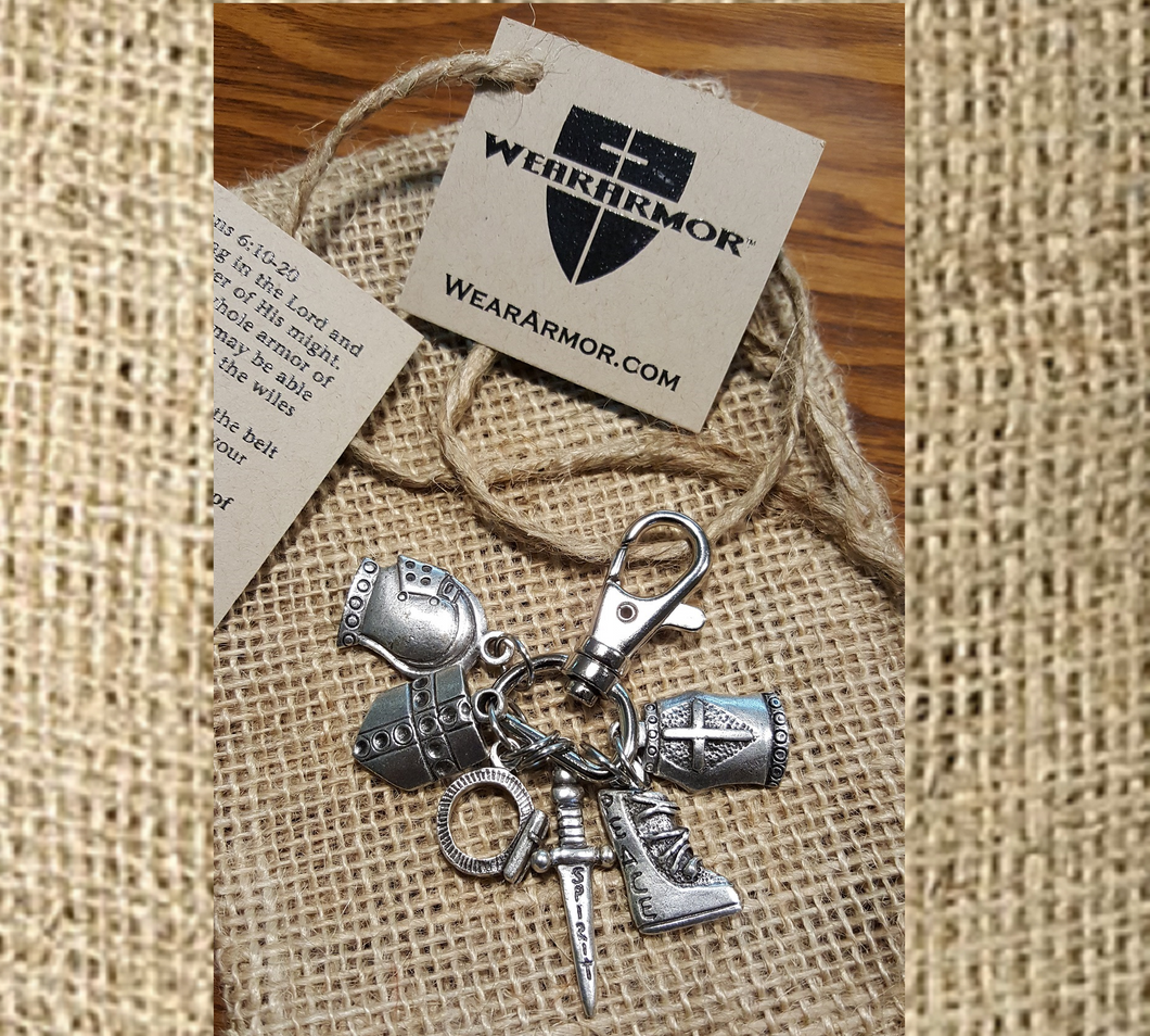 Full Armor of God Zipper Clips