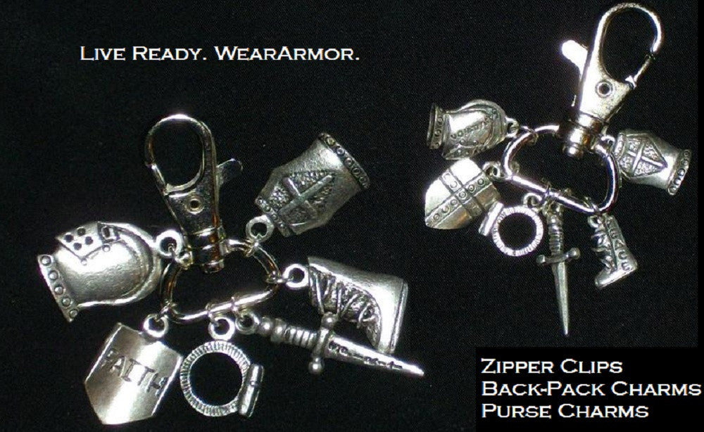 Armor of God Zipper Clips 
